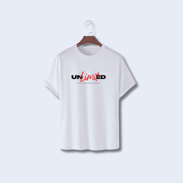 Unlimited Printed T-Shirt - White