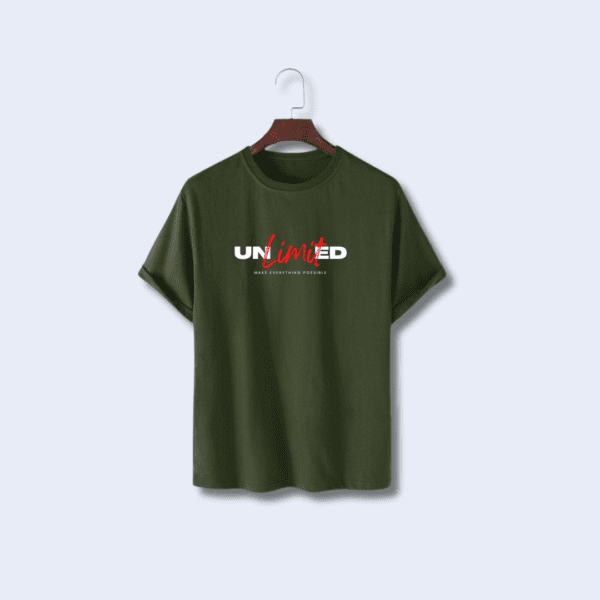 Unlimited Printed T-Shirt - Green