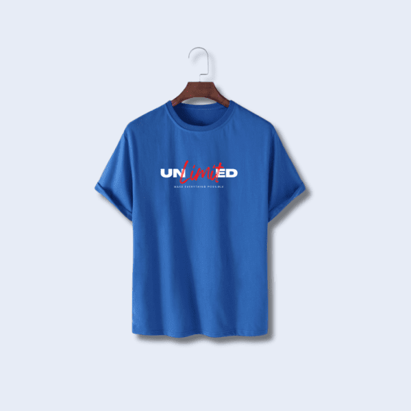 Unlimited Printed T-Shirt - Blue