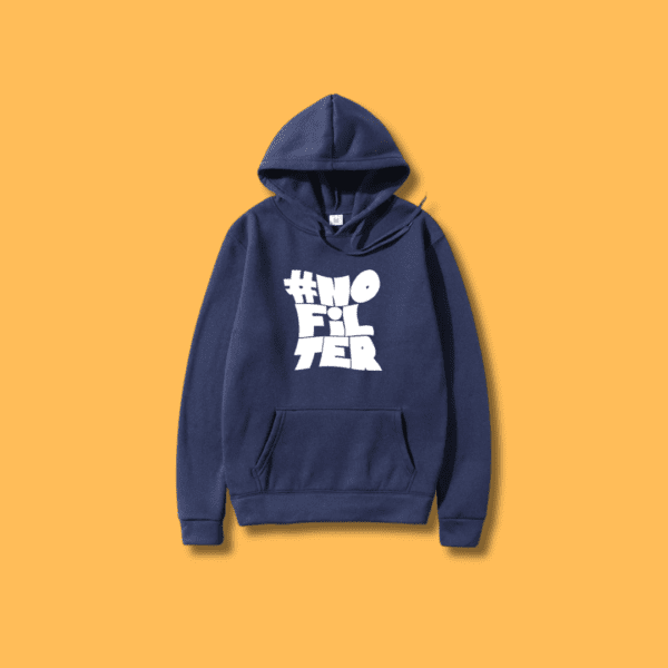 NoFilter Hoodie navy Blue