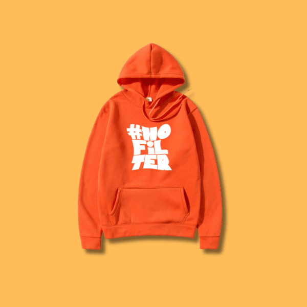 NoFilter Hoodie orange