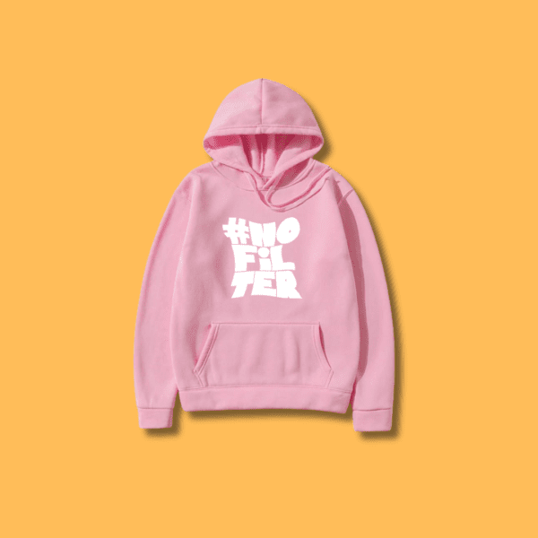 NoFilter Hoodie pink