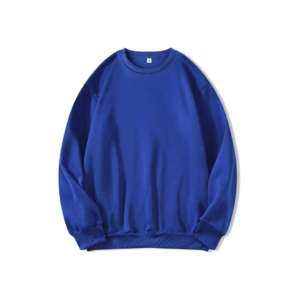 Royal Blue Plain Sweatshirt Unisex - Front