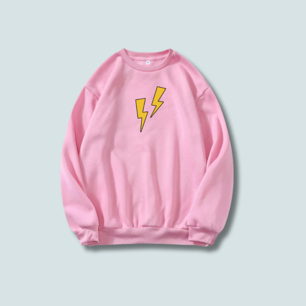 DOUBLE THUNDER Sweatshirt- Pink