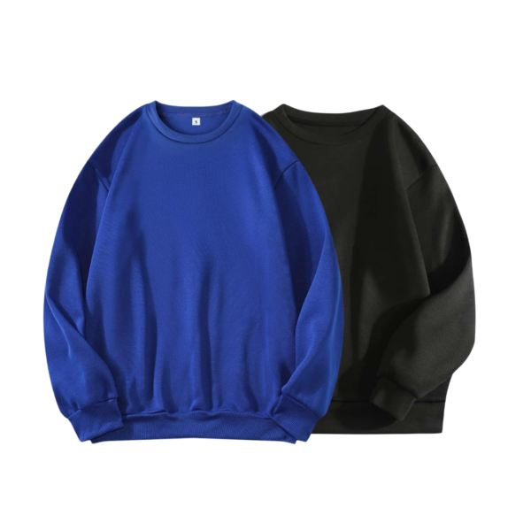 Pack Of 2 Black And Royal Blue