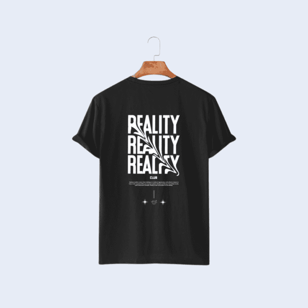 Reality Back Side Printed T-Shirt